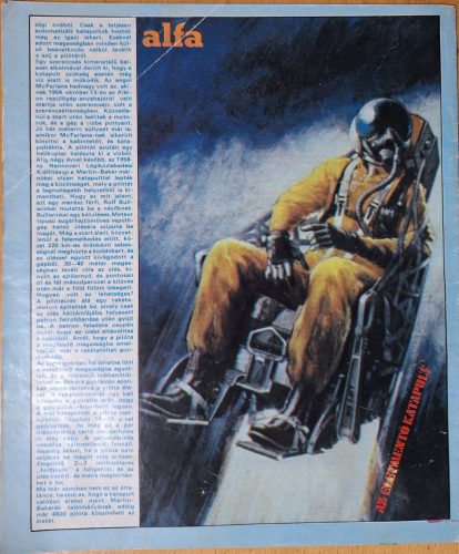 Junior Alfa magazin, képregény újság 1981 Április