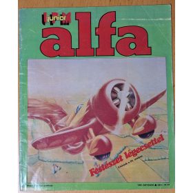 Junior Alfa magazin, képregény újság 1981 Október
