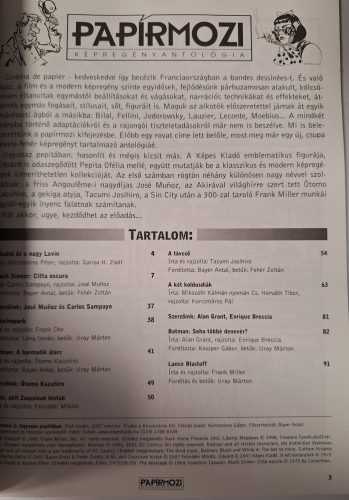 Papírmozi 1. (Képregényantológia) Eduárd képregények 2007.Március - Ugyanaz Pepitában
