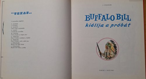 Texas képregénysorozat - Buffalo Bill kiállja a próbát (Forum - Novi Sad - J. Stranger) 