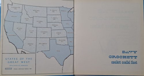 Texas képregénysorozat - Davy Crockett Cselért csellel fizet (Forum - Novi Sad - G. Perkins) 