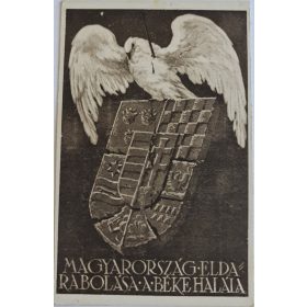   Magyarország eldarabolása, Magyarország Területi Épségének Védelmi Ligája képeslap