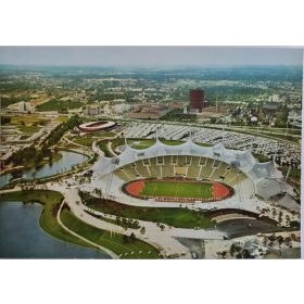 Olimpiai Stadion München képeslap 1972