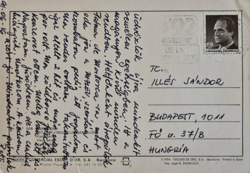 FC. Barcelona stadion képeslap