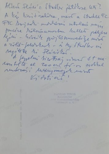 ifj. Albert Flórián a Stadler FC játékosa lett sajtófotó