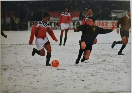 Magyarország - Skócia olimpiai selejtező labdarúgó mérkőzés sajtófotó, 1996