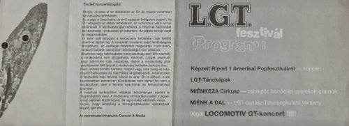 Locomotiv GT koncert szakmai belépőjegy, Hajógyári-sziget, 2002