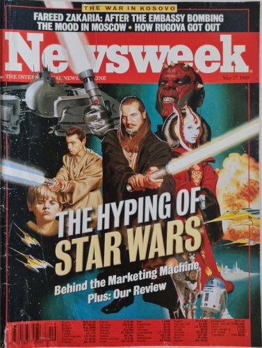 Newsweek magazin, 1999 május, Star Wars - Baljós Árnyak a címlapon