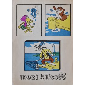 Mozi kifestő, a Pest megyei moziüzemi vállalat kiadványa