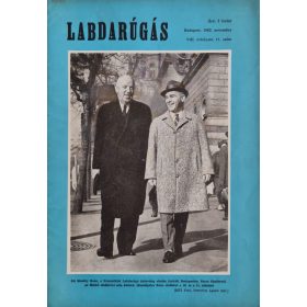   Labdarúgás folyóirat, VIII/11, 1962 november, címlapon Sir Stanley Rous, Barcs Sándor