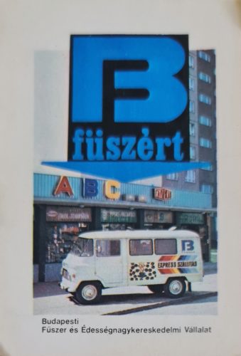 Füszért kártyanaptár 1973 (ABC, Közért)