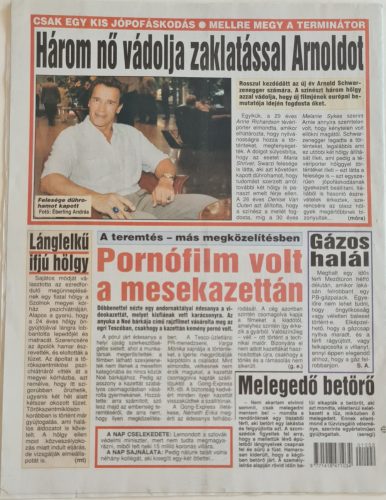 Mai Nap újság 2001, Címlapon Zámbó Jimmy, Meghalt a király