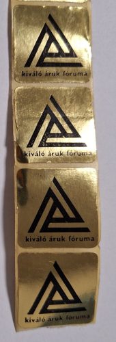 Kiváló Áruk Fóruma Matrica (4 db) 1970-es, 1980-as évek (Korabeli címkék!)