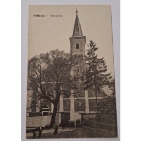   Rőtfalva képeslap, Templom, Roth Jenő kiadása, 1910-es évek eleje