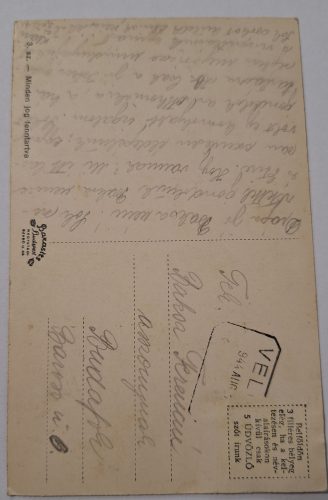 Velem (Vas m.) képeslap, 1930-as évek, tájrészlet a Szent Vid templommal, Strand, jó állapotban.