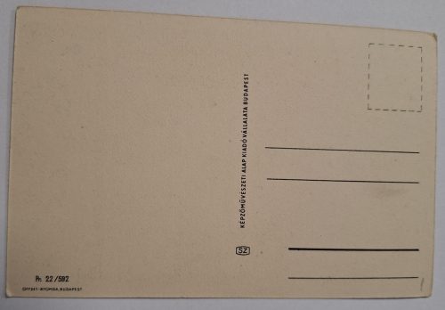 Kórházi látogatás, Propaganda képeslap 1960-as évek, "Ettől kíméljük meg betegeinket..."