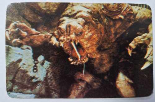 Csillagok Háborúja, Star Wars kártyanaptár 1985 (Rancor)