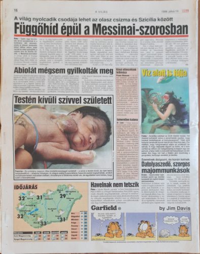 Blikk napilap 1998 július 13, V/189 szám, Labdarúgó Világbajnok Franciaország