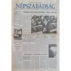   Népszabadság napilap LVI/157. szám, 1998 július, Címlapon Orbán Viktor