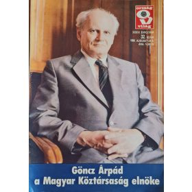   Ország Világ folyóirat, címlapon Göncz Árpád, 1990.augusztus 8.