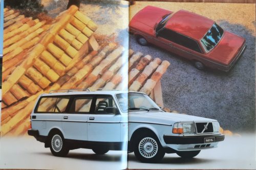 Volvo 240 autó prospektus