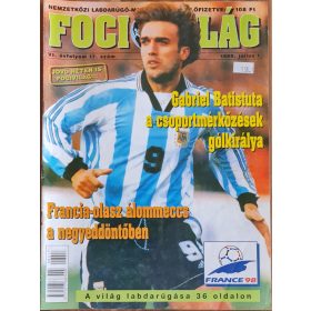   Focivilág labdarúgó magazin, VI/17, 1998 július, Gabriel Batistuta