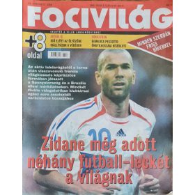   Focivilág labdarúgó magazin, XIV/27, 2006 július, Zinedine Zidane