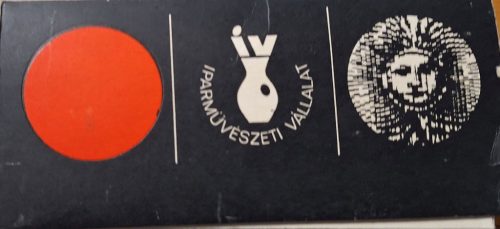 Iparművészeti Ajándéktárgyak Boltja Iparművészeti Vállalat korabeli eredeti saját papírdoboza 1970-es évek