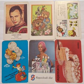   Születésnapi ajándéknak : évfordulós 1979-es korabeli, eredeti, retró hangulatú kártyanaptárak 6 db.