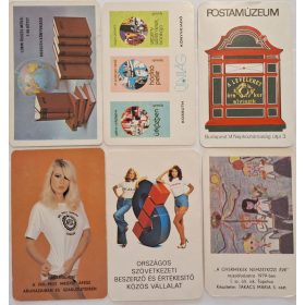   Születésnapi ajándéknak : évfordulós 1980-as korabeli, eredeti, retró hangulatú kártyanaptárak 6 db.