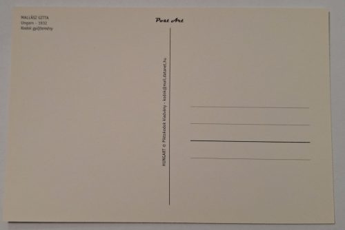 Retró hangulatú reklám képeslap, régi plakátról, Ungarn - Magyarország - Legény népviseletben (Mallász Gitta)