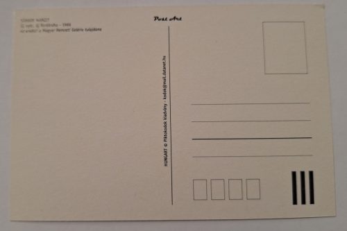 Retró hangulatú reklám képeslap, régi plakátról, Új nyár, Új fürdőruha