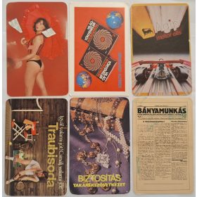   Születésnapi ajándéknak : évfordulós 1983-as korabeli, eredeti, retró hangulatú kártyanaptárak 6 db.