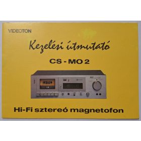   Videoton CS-MO2 Hi-Fi sztereó magnetofon kezelési útmutató