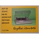 Videoton AP-D 33/C Sztereó Lemezjátszó kezelési útmutató 1981