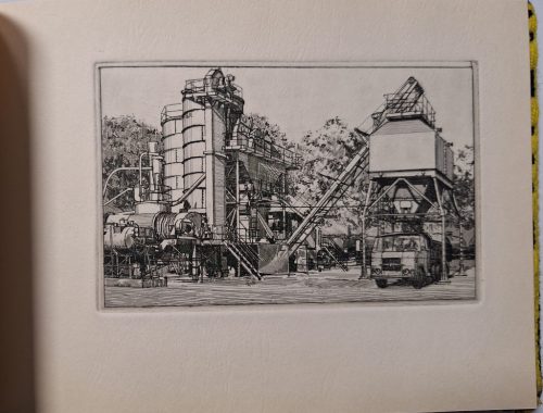 Egri Közútépítő Vállalat 25 éves 12 db. Eger és környékét és vállalatot bemutató album metszetekkel1975k