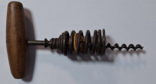 Antik dugóhúzó fa nyél,  16 cm