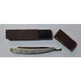 Wigawa Solingen borotva saját tokjában 1920-1930-as évek