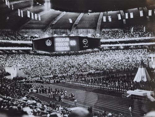 1980-as moszkvai olimpia megnyitó ünnepség sajtófotó (Képes Sport)