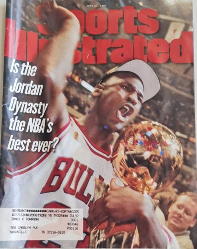 Sports Illustrated magazin 1997 június, címlapon Michael Jordan