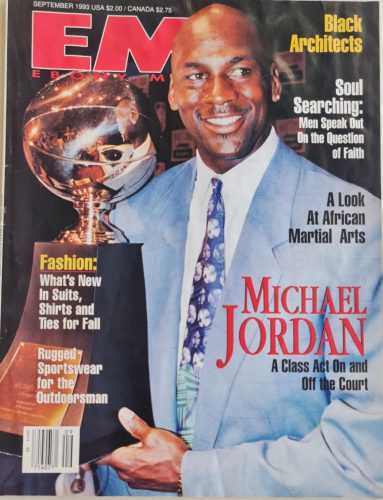 Ebony Man magazin 1993 szepember, címlapon Michael Jordan