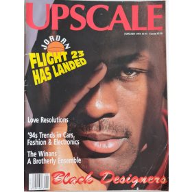 Upscale magazin 1994 január, címlapon Michael Jordan