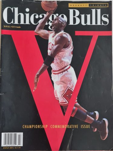 Beckett Tribute magazin, Chicago Bulls 1997, címlapon Michael Jordan