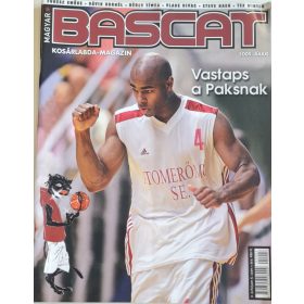   Bascat kosárlabda magazin 2005 július, címlapon Paks, Chris Monroe, Dávid Kornél