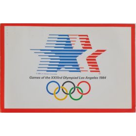 XXIII. Olimpiai játékok Los Angeles 1984 képeslap