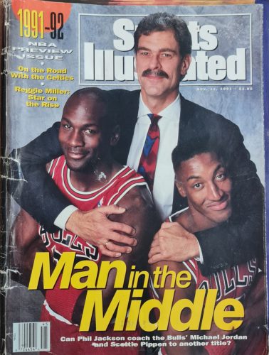 Sports Illustrated magazin 1991 november (Michael Jordan, Scottie Pippen, Phil Jackson)