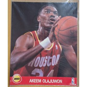   Retró NBA játékosok "akció fotói" (Hoops Action Photos) Hakeem Olajuwon (Houston Rockets) 1990-es évek