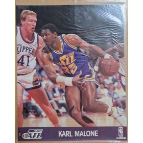   Retró NBA játékosok "akció fotói" (Hoops Action Photos) karl Malone (Utah Jazz) 1990-es évek
