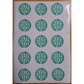   Retró Ferencváros (FTC) 15 db-os matrica ív, felvágatlan 1980-1990-es évekből