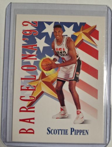 Scottie Pippen Skybox Barcelona 1992 USA Basketball Team kosárlabda kártya